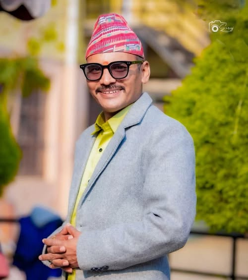 Kedar Ghimire background portrait