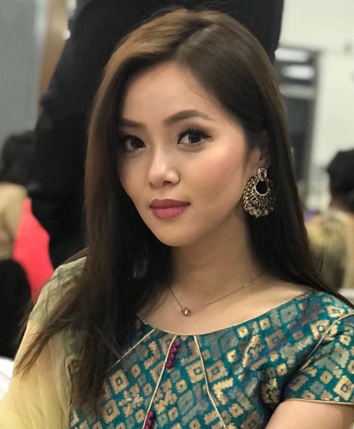 Miruna Magar background portrait
