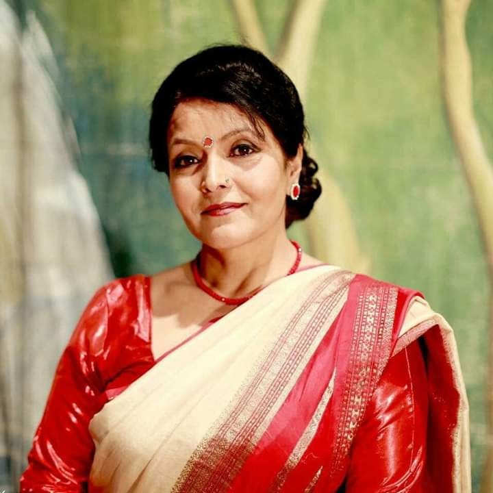 Mithila Sharma background portrait
