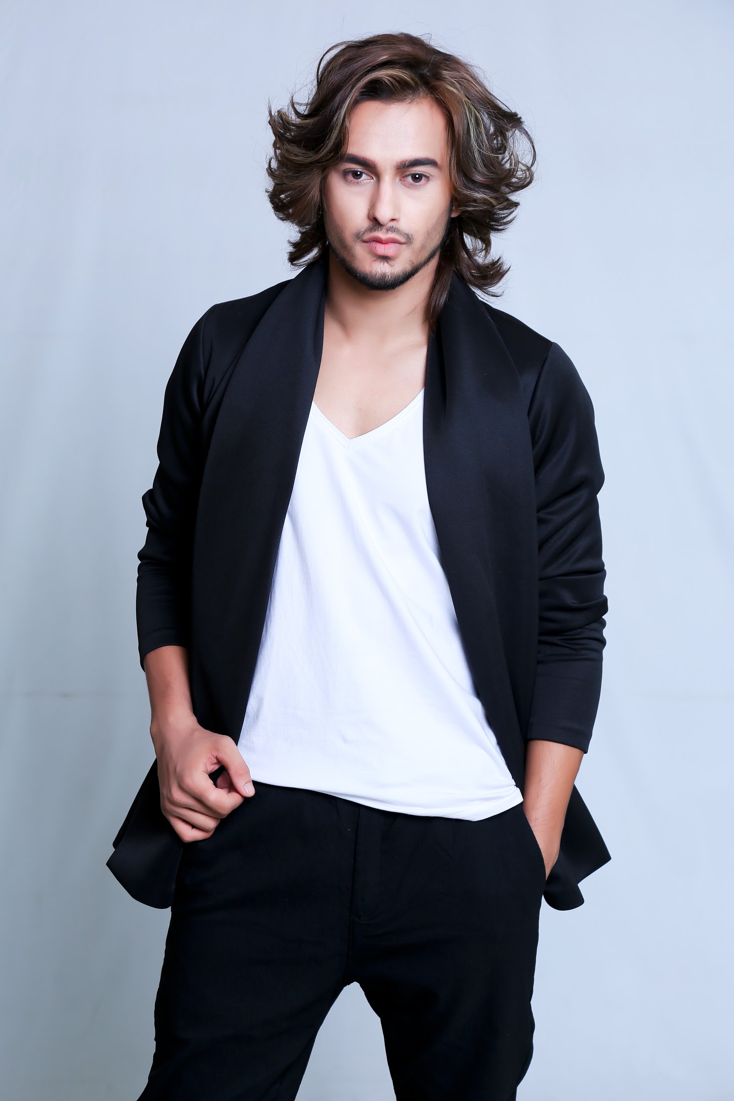 Pradip Khadka background portrait