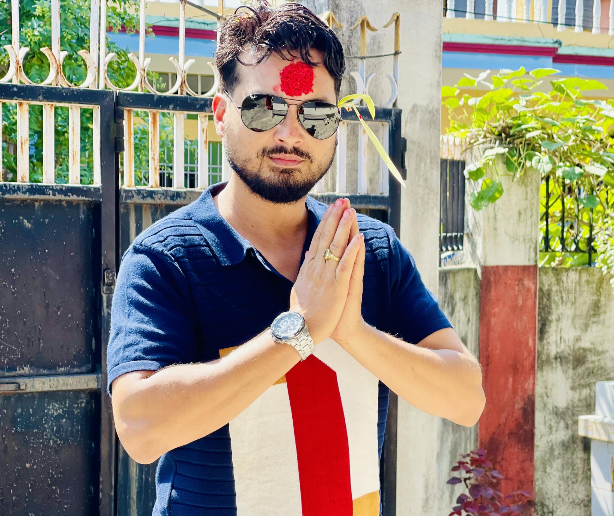 Pramod Chaulagai background portrait