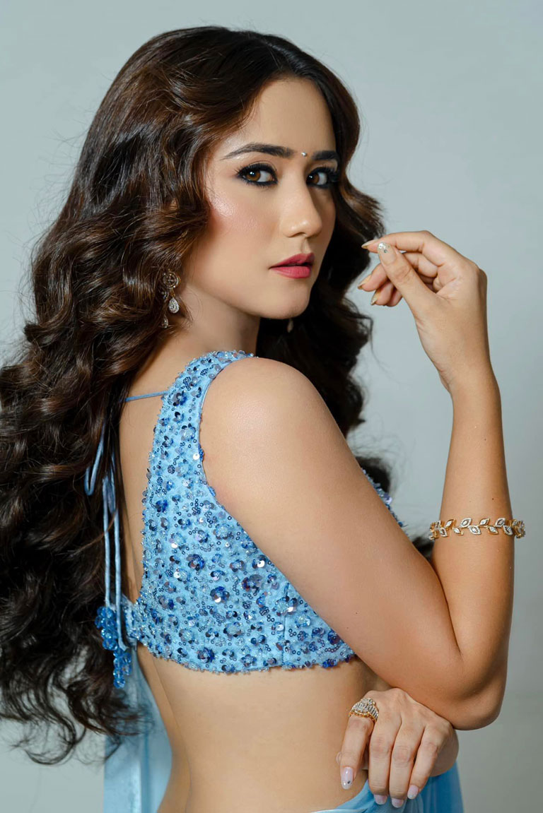 Swastima Khadka background portrait