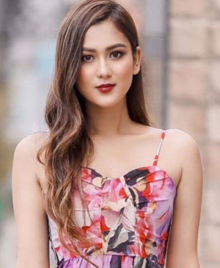 Upasana Shingh Thakuri background portrait